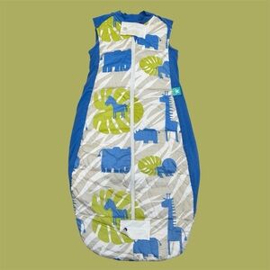 ErgoPouch Organic Cotton Sleep Sack Bag 2-12 Months TOG 2.5 Safari Animal Print